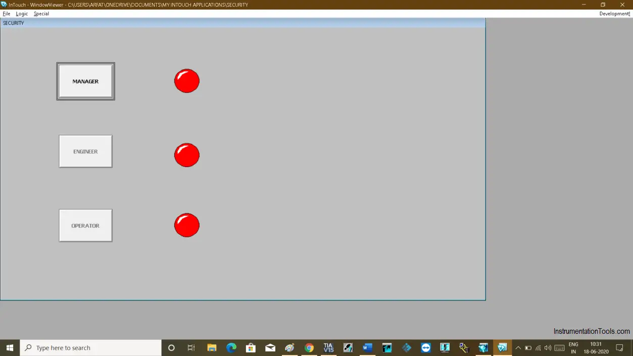 SCADA Password