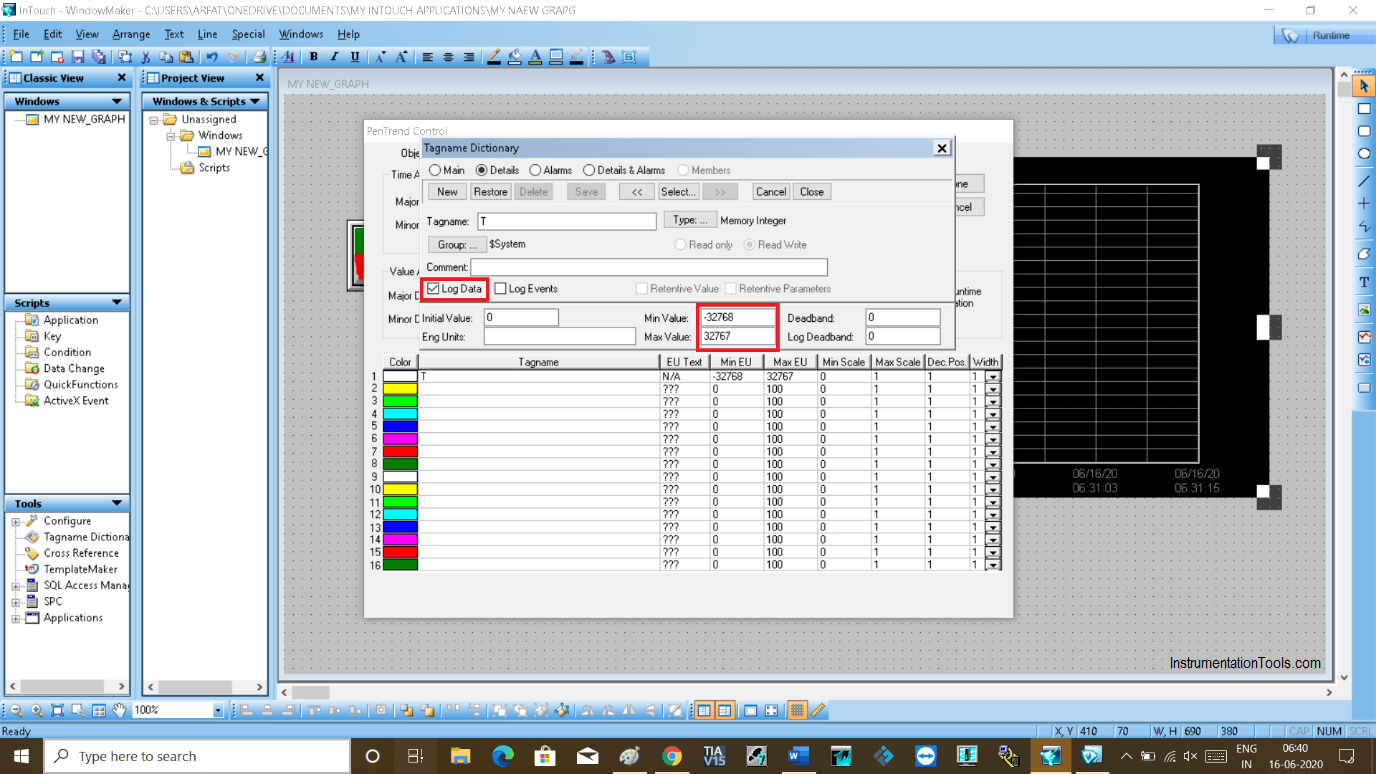 SCADA Tag Name