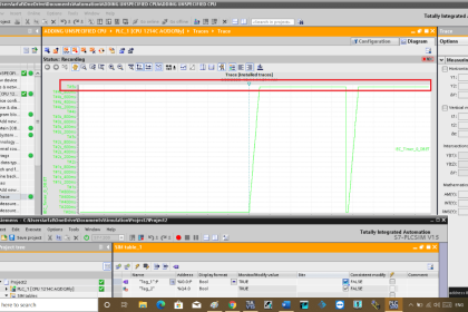 Traces in TIA Portal