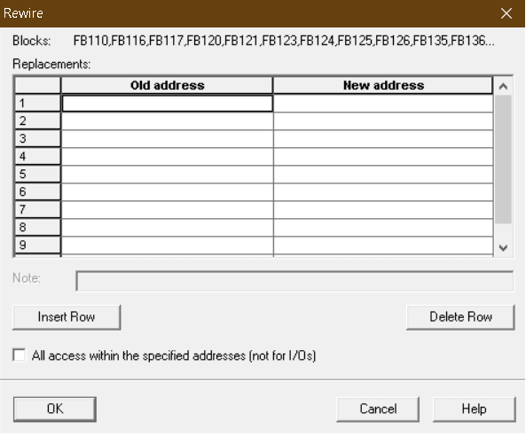 rewire tool in simatic manager