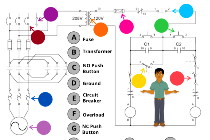 Electrical Circuit Label Schematic