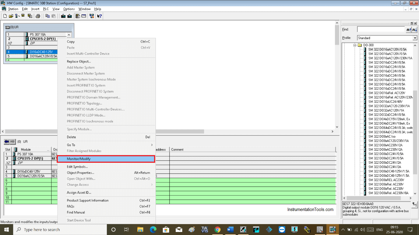 Monitor or Modify Variables