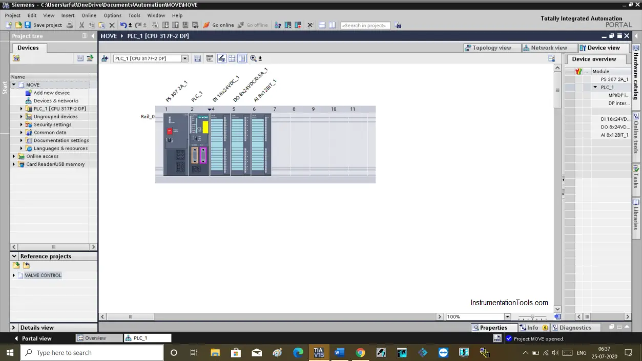 Siemens PLC Device and Network