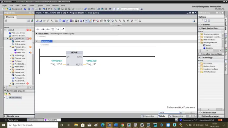 Peripheral Inputs and Outputs in Siemens PLC