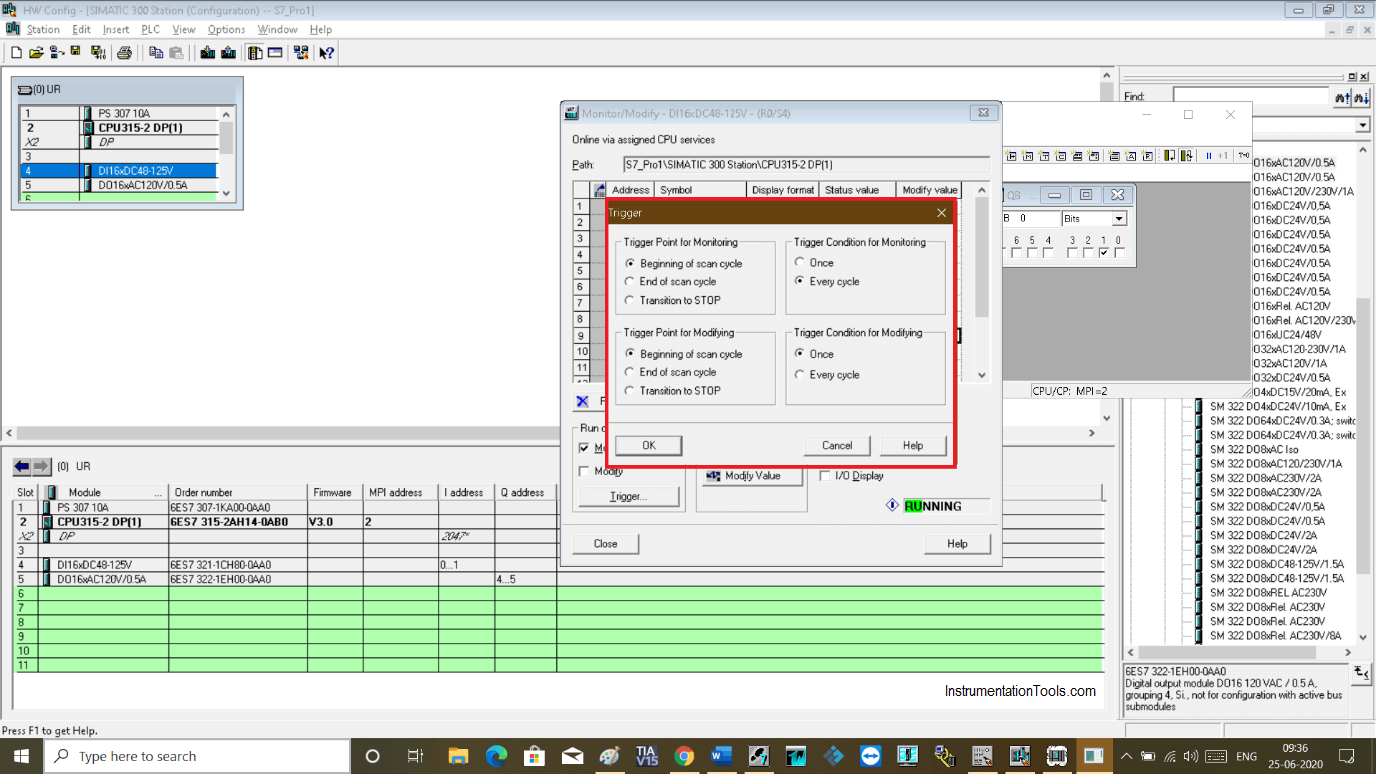 Trigger Point for Monitoring