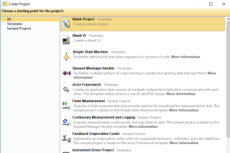 Create a Project in LabVIEW