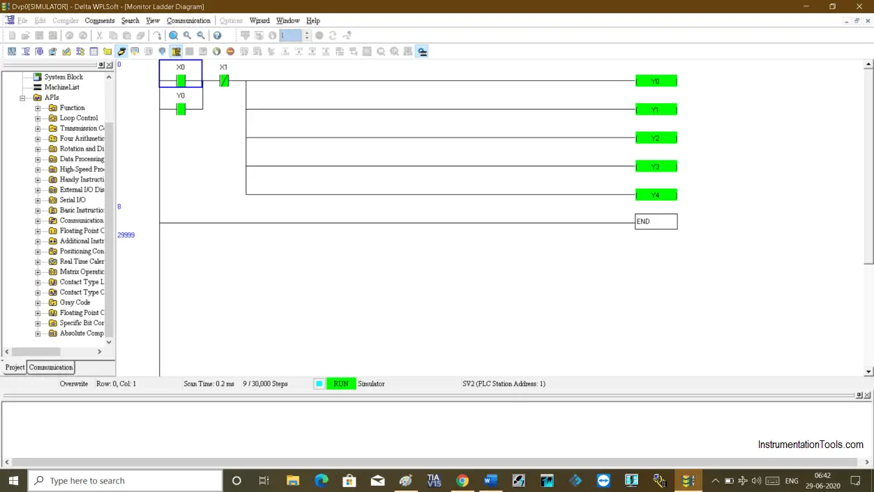 Delta PLC Simulator