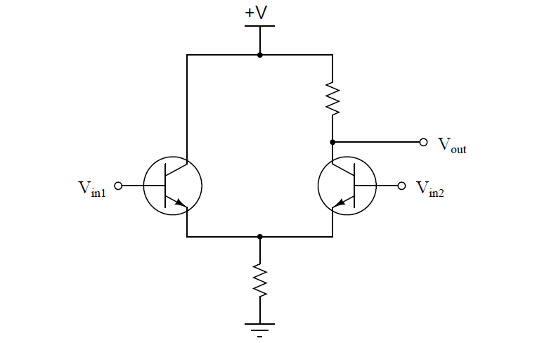 Equivalent electronic circuit of Pneumatic Relay