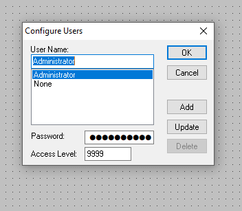 InTouch Scada Configure Users