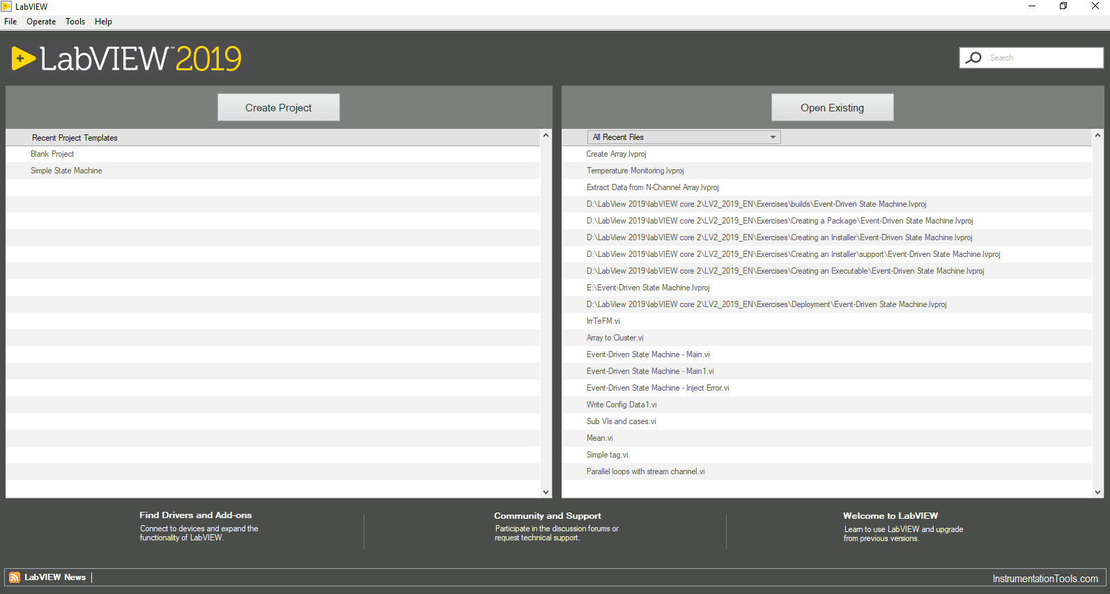 LabVIEW software