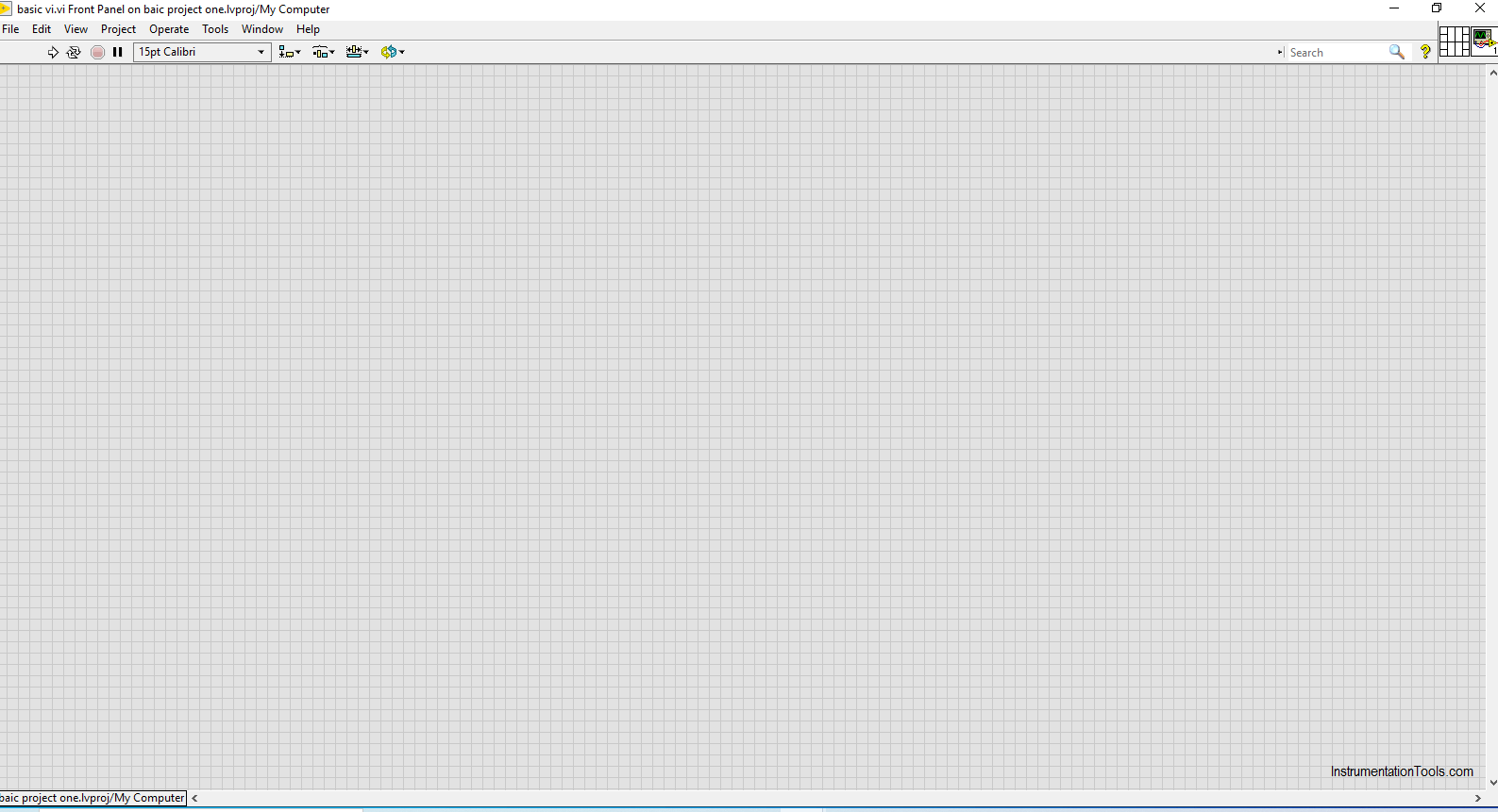 Labview Front Panel