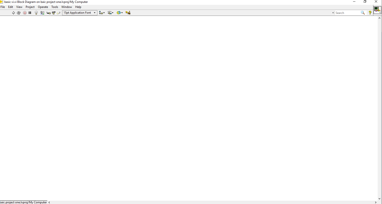 Labview Project Block Diagram