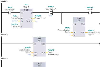 PLC Count values higher than 999