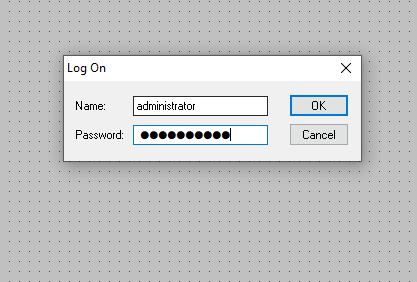 Password in Intouch Scada