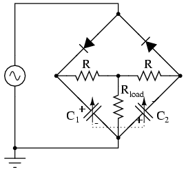Differential capacitor transducer bridge circuit