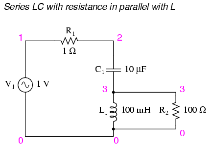 Series LC Circuits