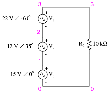 Some Examples with AC circuits