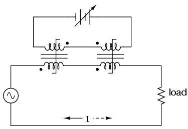 Out of phase DC control windings allow symmetrical of control AC.