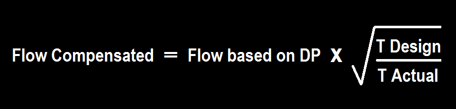 Flow Compensation Formula