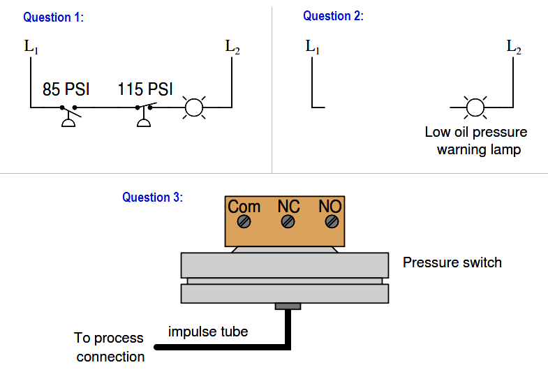 Pressure Switch Questions