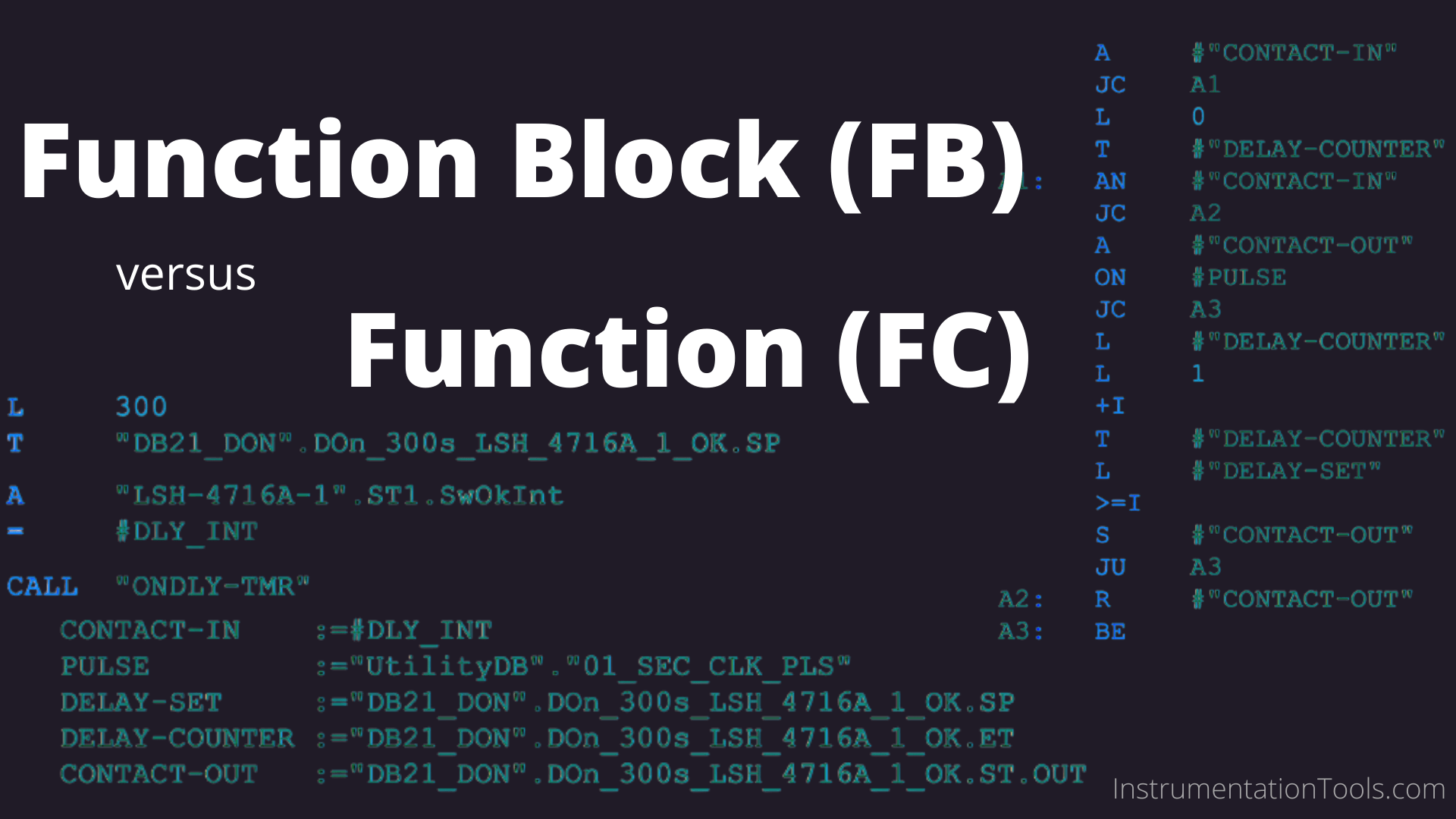 How Could FB and FC Make Me Professional PLC Programmer