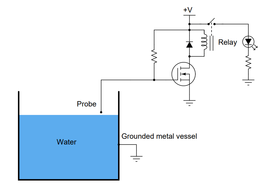 Simple High Level Indicator Circuit