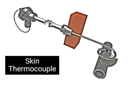 Skin Type Thermocouple