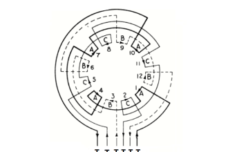 3 Phase Motor in Star and Delta Connections