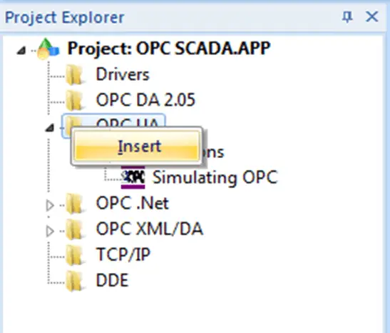 Connect tags with OPC nodes