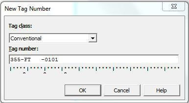 New Tag Number