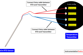 Convert 2 wire RTD to 4 wire RTD Sensor