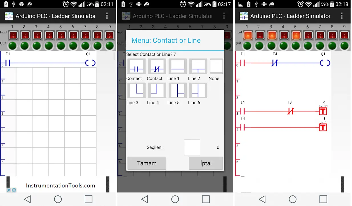 PLC Ladder Simulator for Arduino