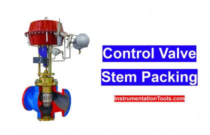 How to Remove Control Valve Stem Packing Procedure
