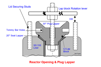 Reactor Top lid lapped