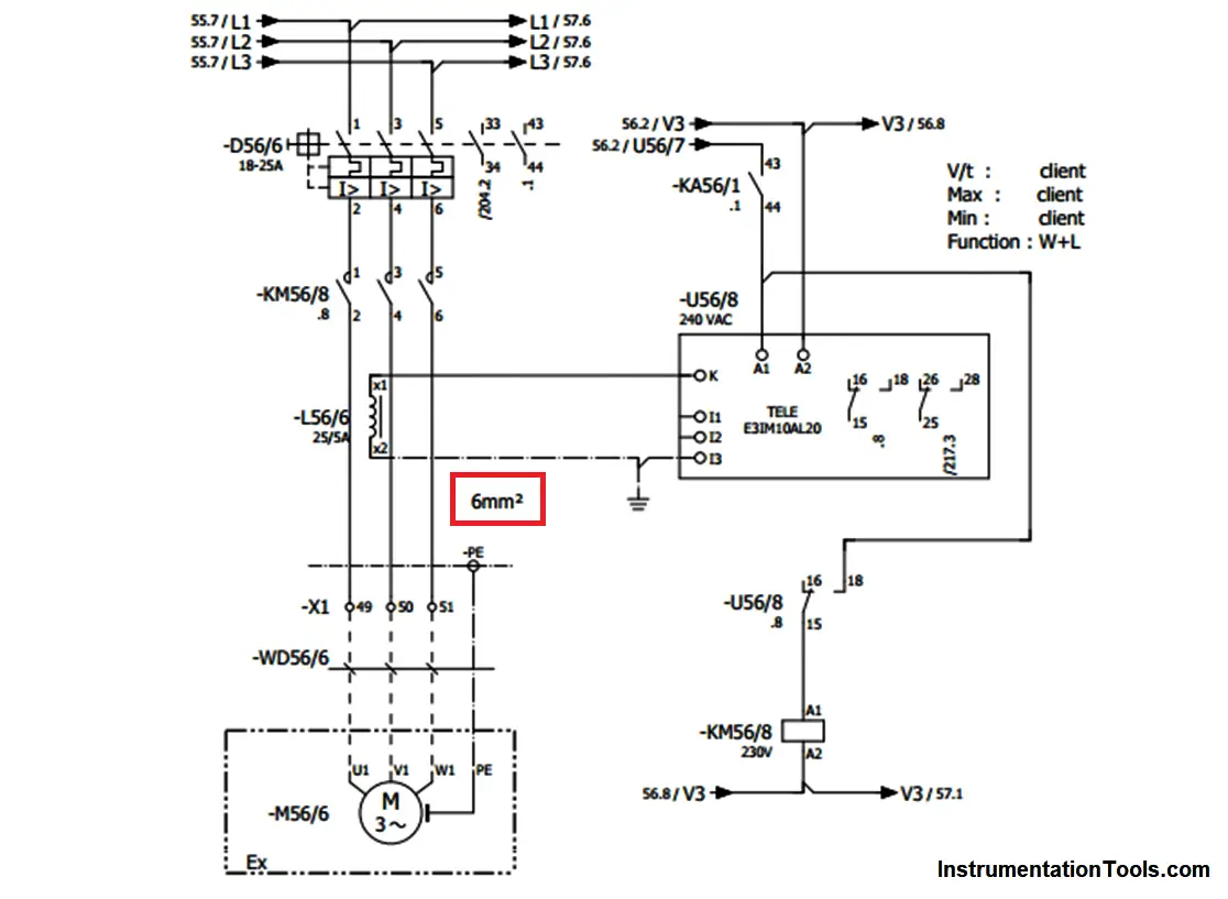 electrical circuit diagram