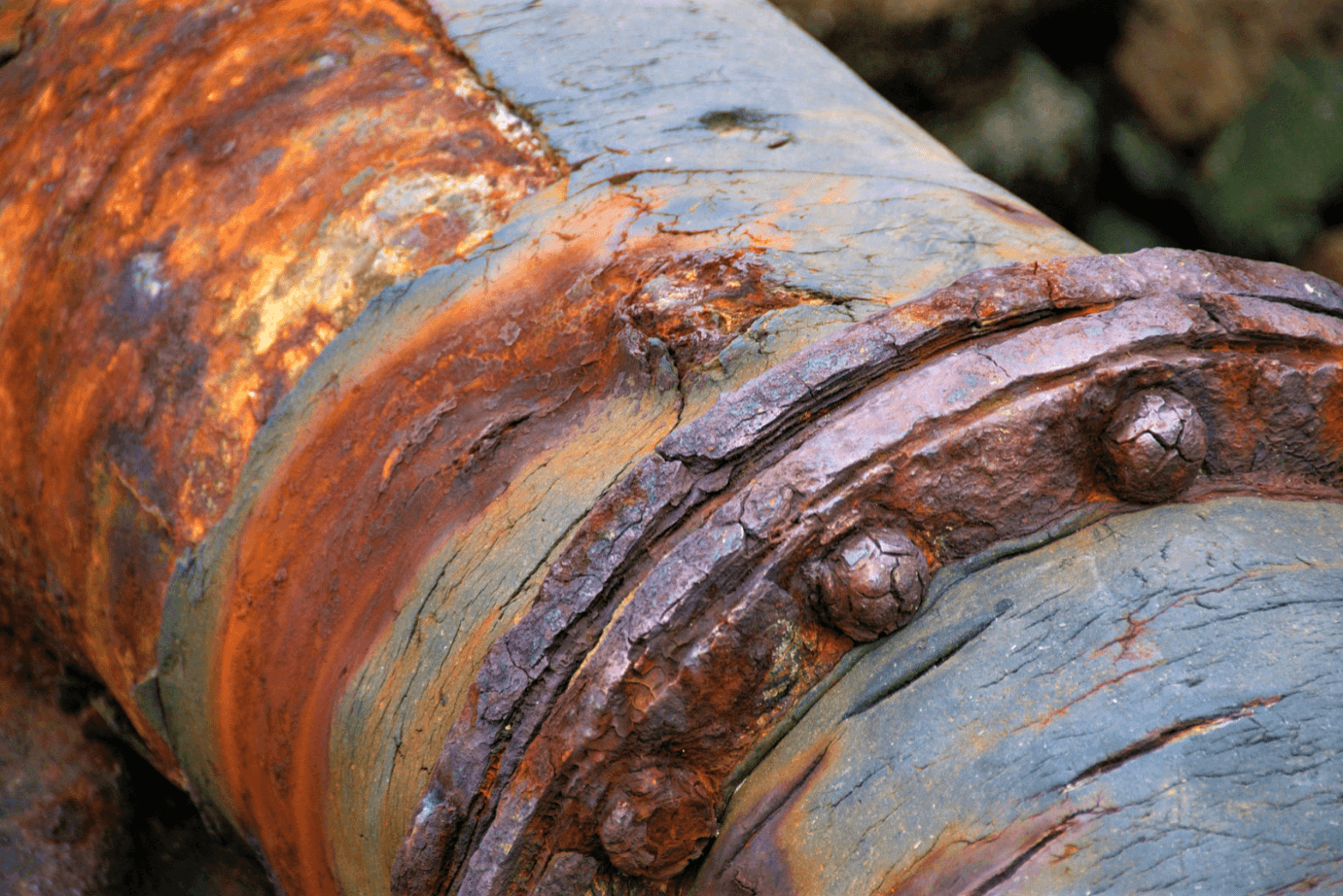 corroded pipeline