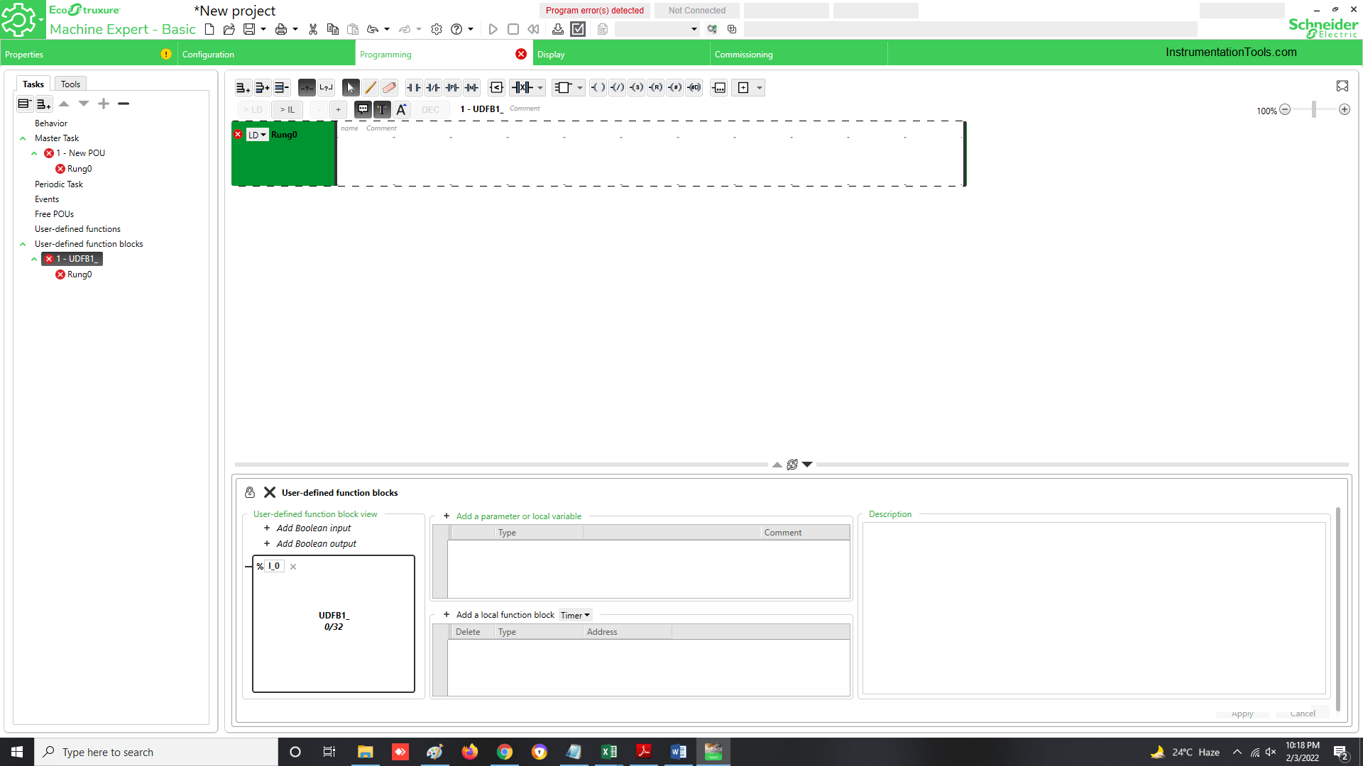 DFB in Schneider PLC