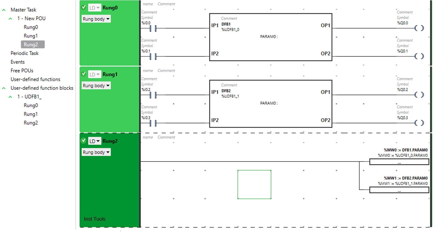 How to Create DFB in Schneider PLC