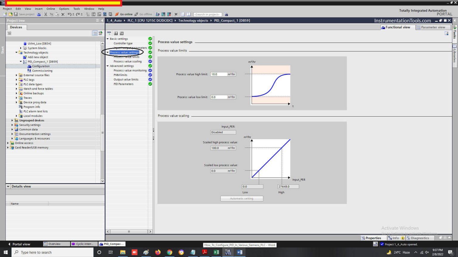 How to Configure PID in Siemens PLC? - Tia Portal