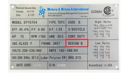 How To Read The Nameplate Of A Motor? - Inst Tools