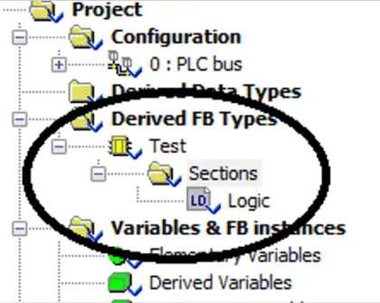 add the logic in PLC