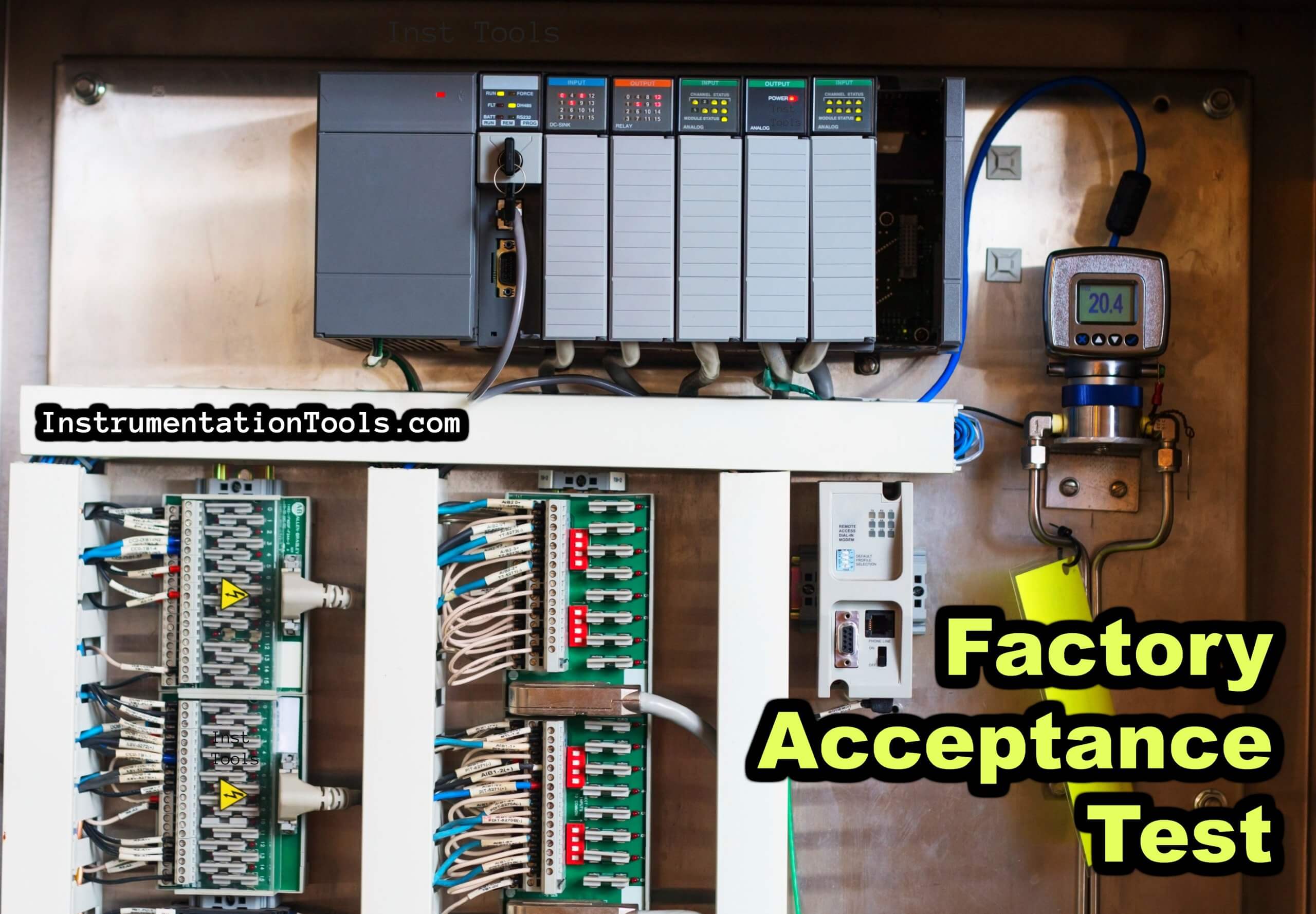 Factory Acceptance Test of PLC Panel