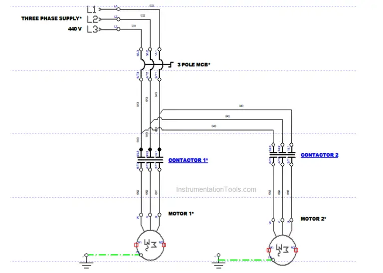 Control Two Motors in Sequence after Time Delay - Circuit, Operation