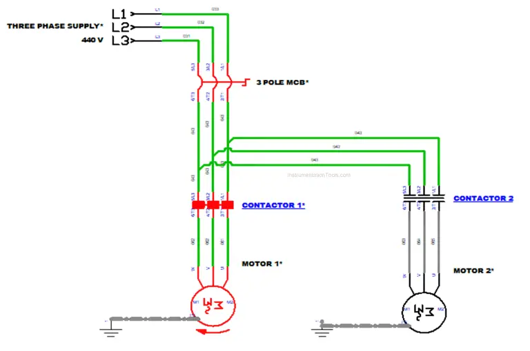 Control Two Motors in Sequence after Time Delay - Circuit, Operation