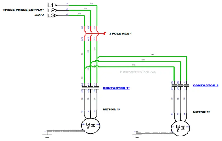 Control Two Motors in Sequence after Time Delay - Circuit, Operation