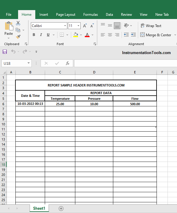 Wincc data logging in Excel