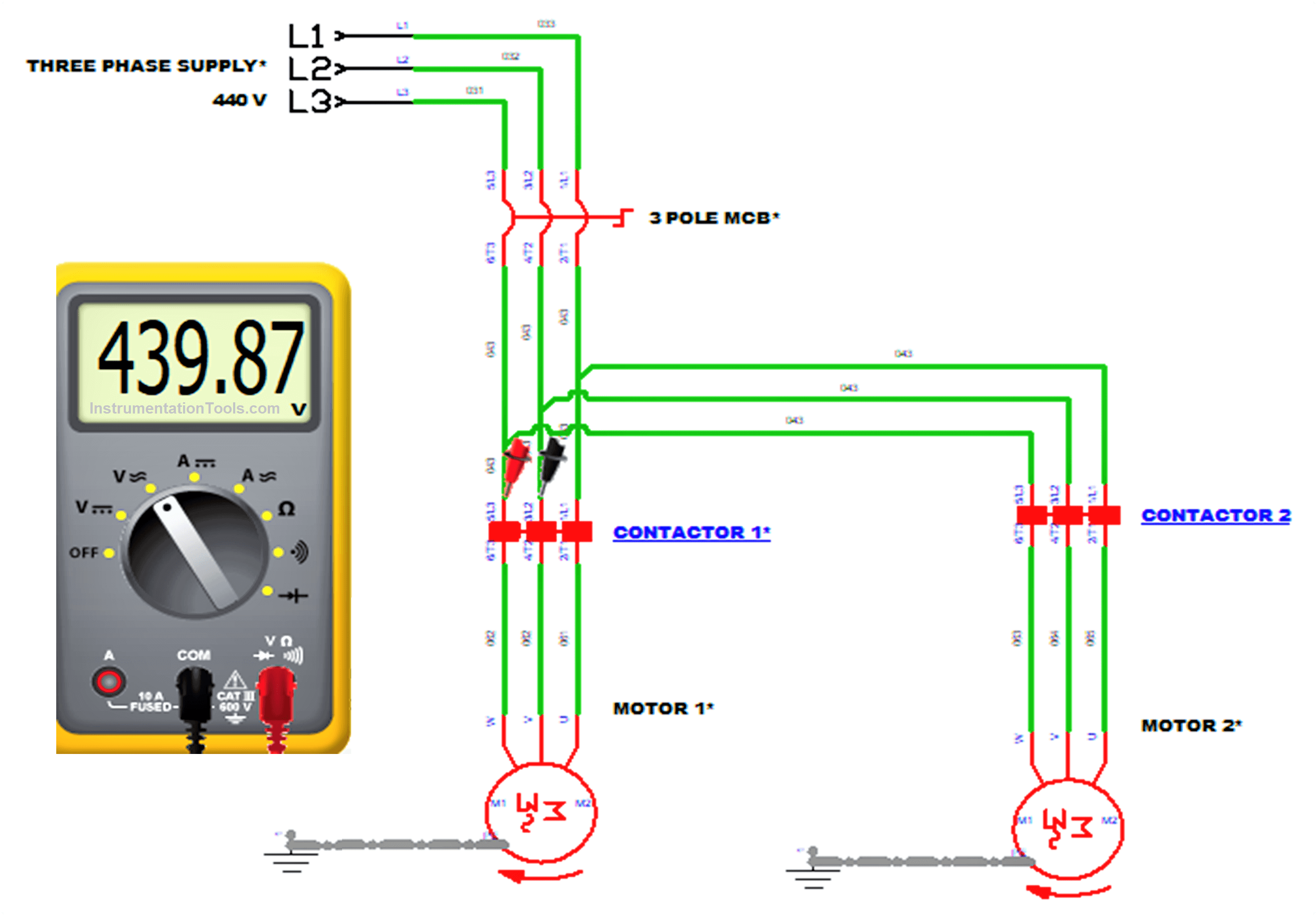 Control Two Motors In Sequence After
