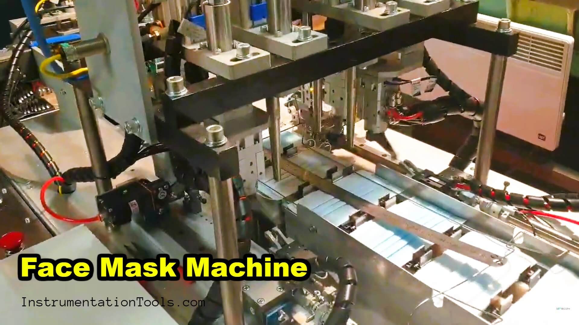 Face Mask Making Machine using PLC and HMI