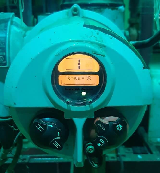 Motor Valve in Stop Mode