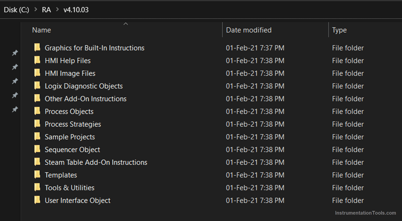 Library of PlantPAx Process Objects